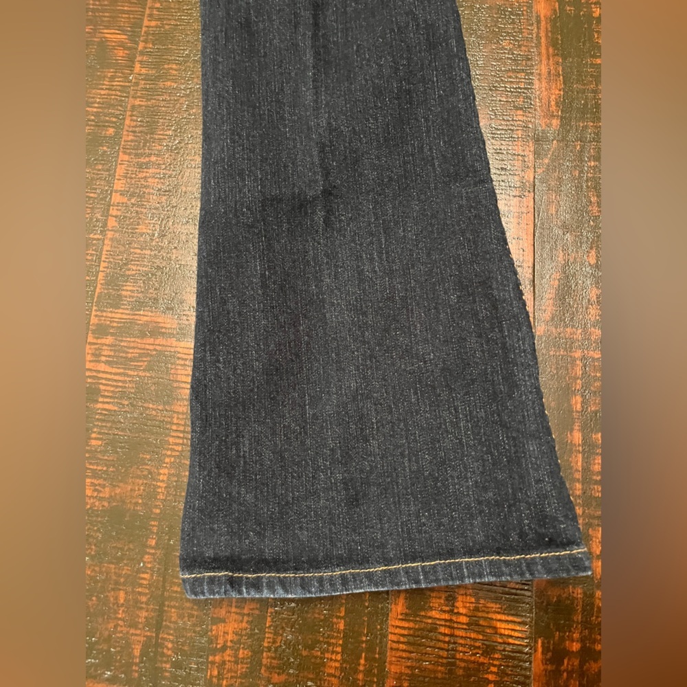 Bishop Of Seventh Jeans Size 31 Anthropologie Y2K Jeans Low Rise Bootcut Dark - Picture 12 of 16